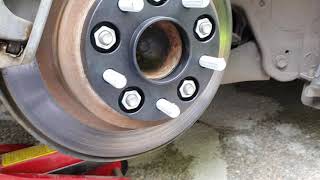 Nissan Leaf 20mm Wheel Spacer Adapters Rear ,, www.nissanleafbatterytuning,hu