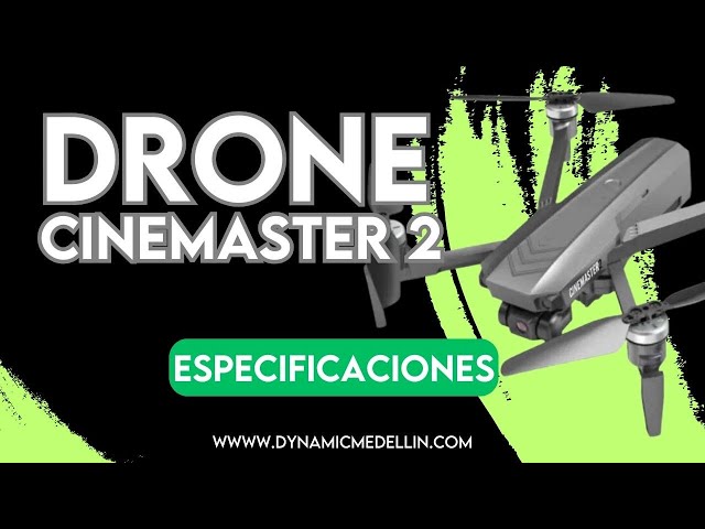 EXO CINEMASTER 2 - Dron con cámara 4K HD UHD. 28 minutos de tiempo