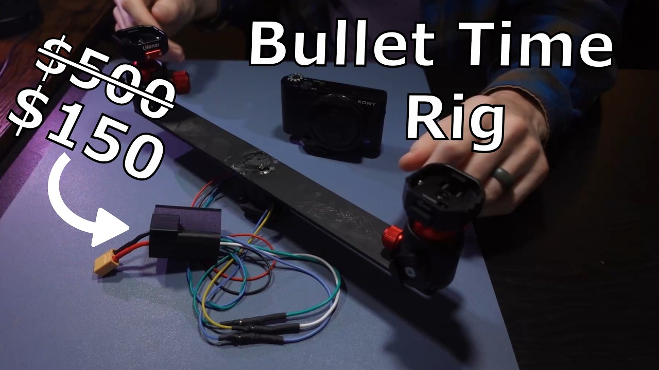 Комплект для съемки в режиме Bullet Time (360 градусов) за 150 долларов.