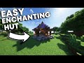 Minecraft: Easy Enchanting Hut; Tutorial 📖