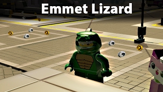 LEGO Movie Videogame - Emmet Lizard Idle Animation