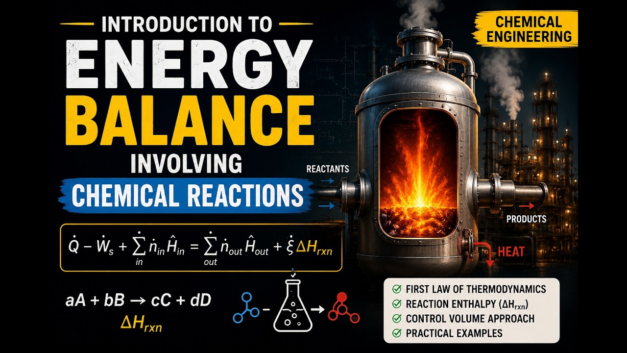 Energy Balance with Chemical Reactions