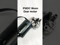 PMDC Worm Gear Motor #dcmotor #wormgear #gearmotor #gears #viral #shortvideo #shorts #12voltbattery