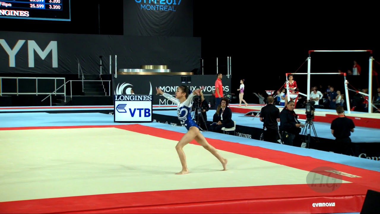 KIM Jury (KOR) - 2017 Artistic Worlds, Montréal (CAN) - Qualifications Floor Exercise