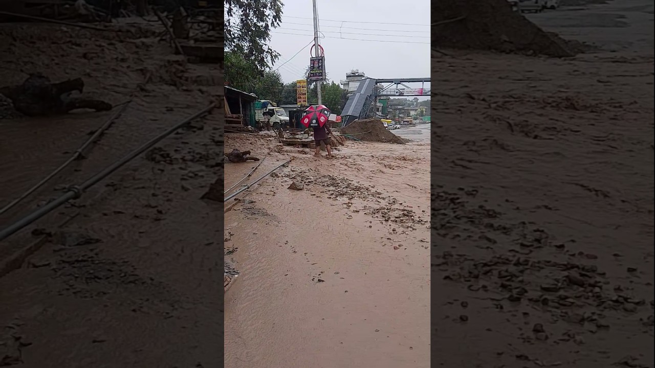 FLASH FLOOD in Takoli😰😨😓 (Himachal Pradesh)🥲🥲