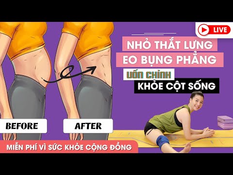 Video BÀI 9 Bài tập Yoga tại nhà nhỏ thắt lưng, eo bụng... - youtube