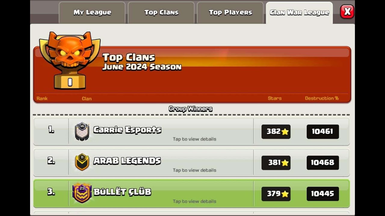Finally got #3 Rank in CWL || Clash of Clans - YouTube