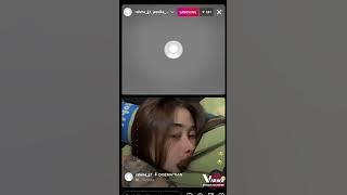 jessika intan sambil tiduran😍😍😍  live instagram terbaru!!!