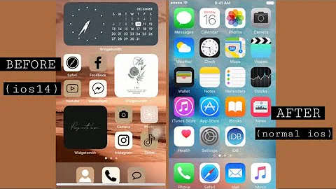 How to restore normal ios theme.🌿 (Back to original ios theme)