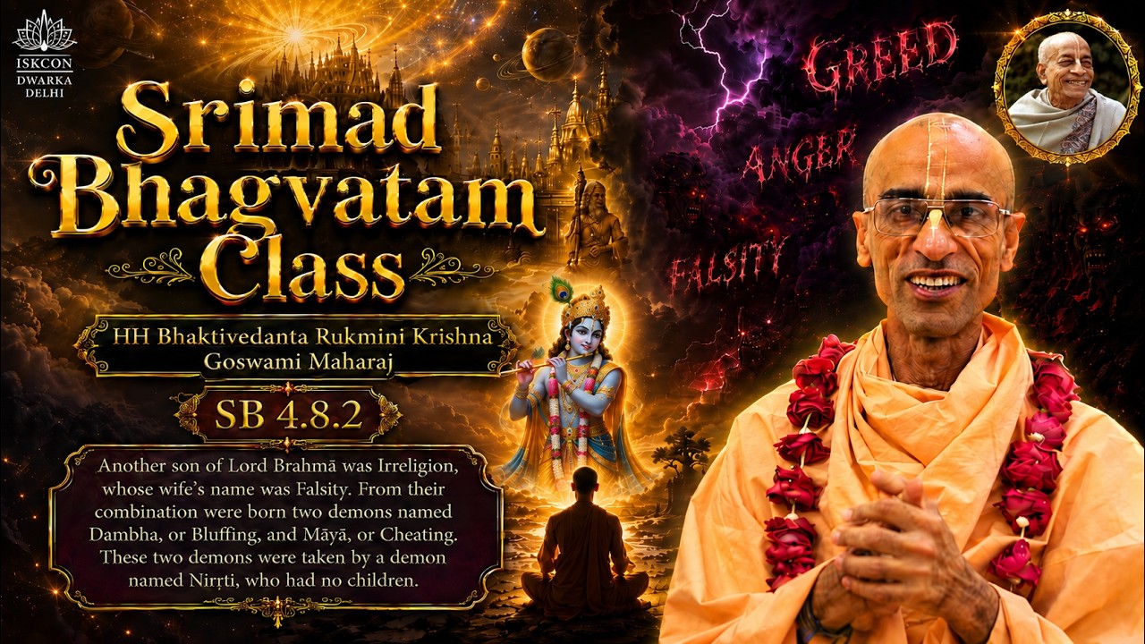 HH Bhaktivedant Rukmini Krishna Goswami Maharaj || Special Class || ISKCON Dwarka || 15th May 2026