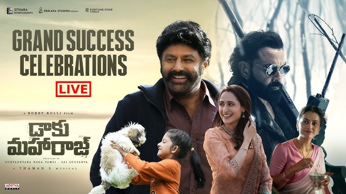 Daaku Maharaaj Grand Success Meet LIVE | NBK, Pragya, Shraddha, BobbyDeol |  Thaman | Bobby Kolli - YouTube