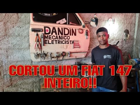 Conhecemos a Oficina da NASA- Fiat 147 turbo feito com tubo PVC