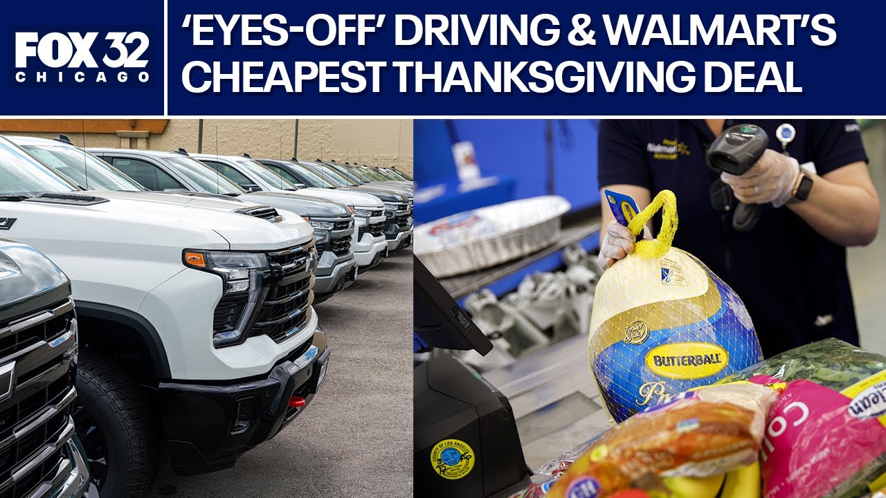 GM unveils ‘eyes-off’ driving, Walmart cuts Thanksgiving meal price | Consumer news