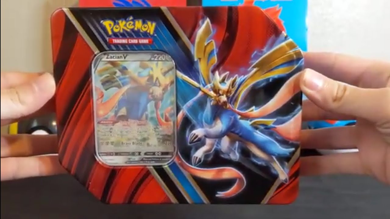Brand New ZACIAN V Tin! Just released today! - YouTube