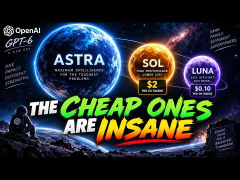 The Cheap GPT-6 Models Are Insane — Sol & Luna Explained