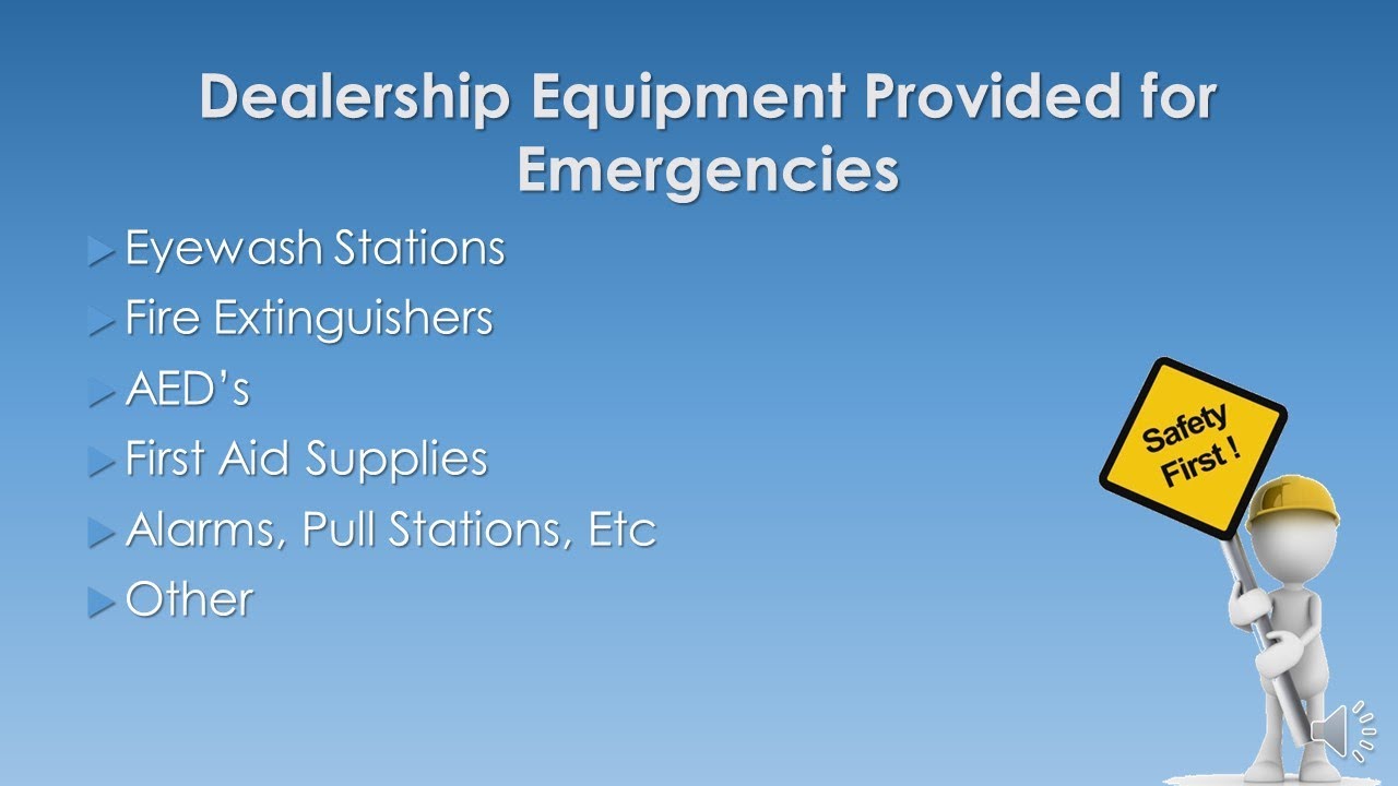 Maintaining Emergency Equipment YouTube