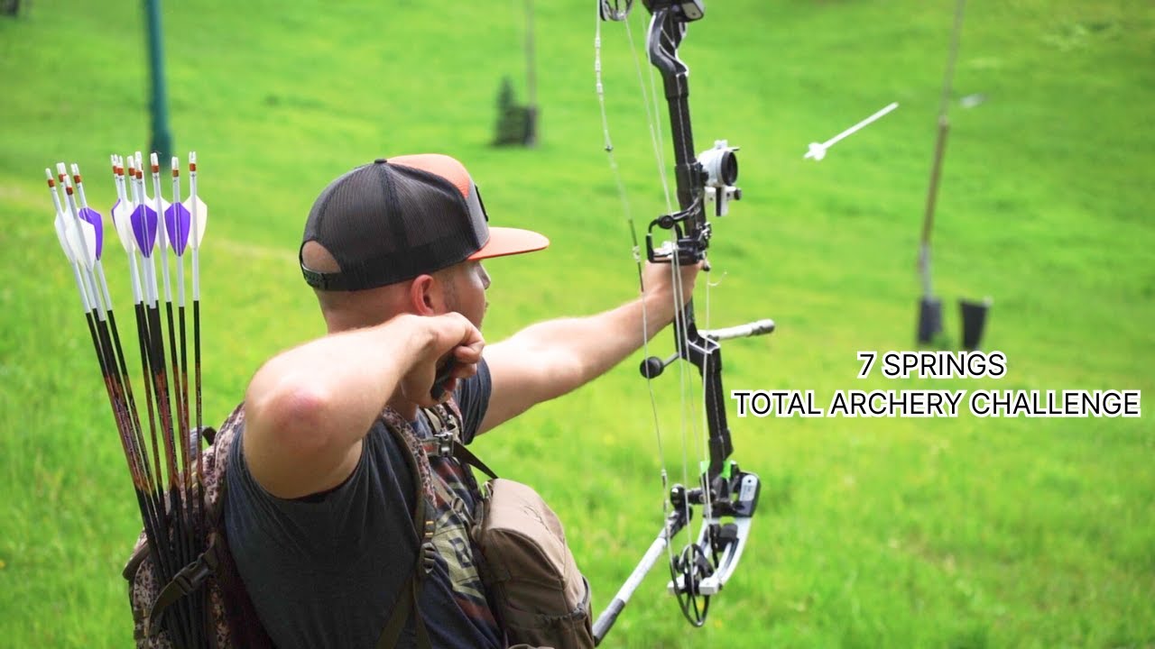 Spring Archery DAY 1, 7 SPRINGS TOTAL ARCHERY CHALLENGE - YouTube