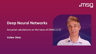 Actuarial calculations based on Deep Neural Networks (DNN) – Part 1: Representation Learning