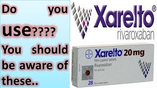 Side Effects Of Xarelto