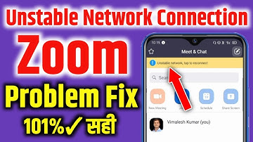Unstable network connection zoom | How To Fix ZOOM Meetings - Unstable Network error | zoom error
