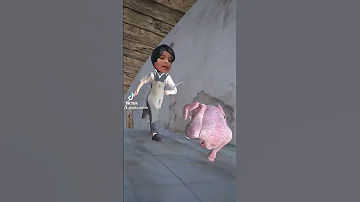 هربت الدجاجة هههه لحظة هروب الدجاج لقد تئخر الغداء لقد هربت الدجاجة حط أشتراك لايك 