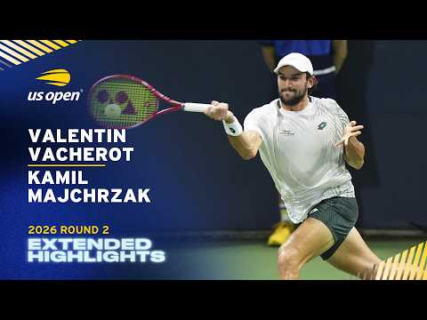 Valentin Vacherot vs. Kamil Majchrzak Extended Highlights | 2026 US Open Round 2