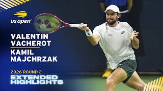 Valentin Vacherot vs. Kamil Majchrzak Extended Highlights | 2026 US Open Round 2