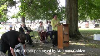 Stories and Stones historic cemetery portrayals, Culver, 2025