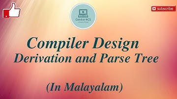 Part-4: Derivations and Parse tree (Example) | Compiler Design