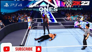 Roman Reigns tribal chief vs Big dog Roman Reigns match #wwe #gamplay