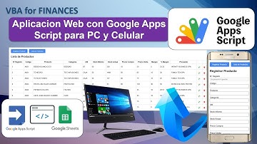 Aplicacion Web con Google Apps Script Para PC y Celular