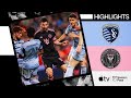 Sporting kansas city vs inter miami cf  historic crowd 72k in attendance  full match highlights