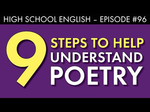 Video: How To Understand A Poem