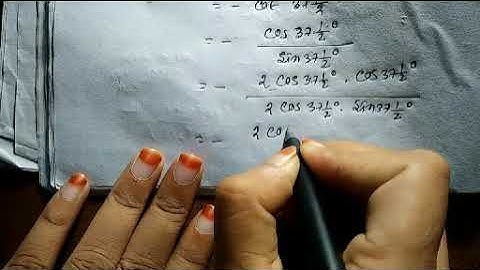 Class xi math trigonometry submultiple angle part 4