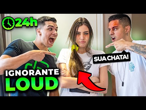 ELA CHOROU?! SENDO IGNORANTES COM A NOVATA DA LOUD POR 24H!!
