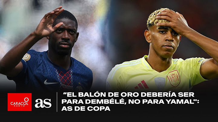 “El Balón de Oro debería ser para Dembélé, no para Yamal": As de Copa