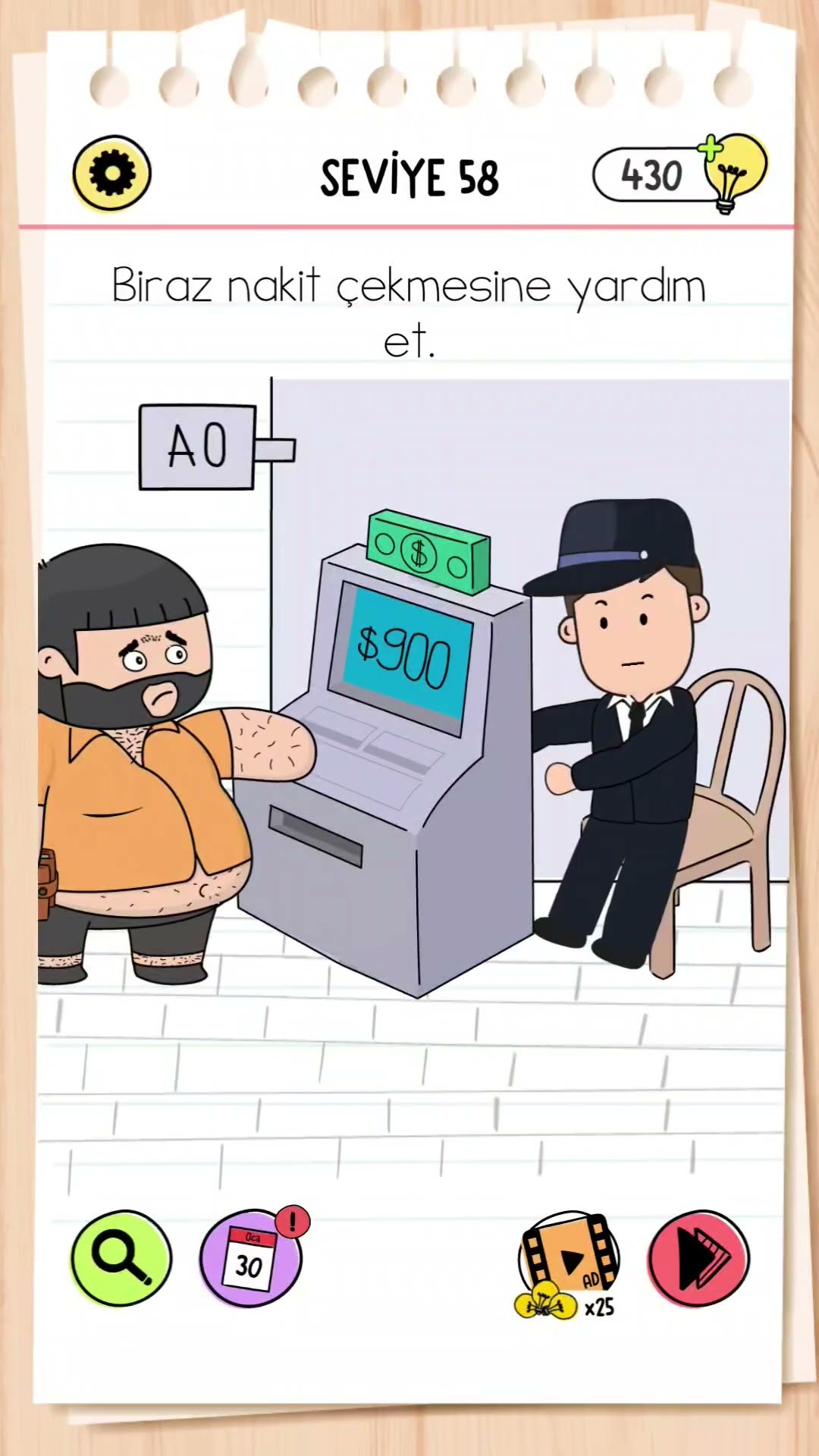 BRAIN TEST ALL-STAR | IQ OYUNU 58. LEVEL ( nakit çekmesine yardım