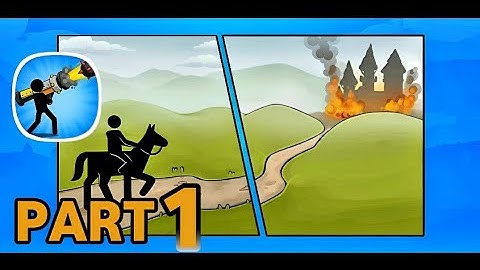 Boom Stick: Bazooka Puzzles - Gameplay Walkthrough Part 1 - TickerX (iOS, Android)