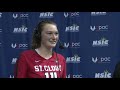 2021 NSIC Volleyball Tournament Championship Postgame - St. Cloud State's Maddy Torve