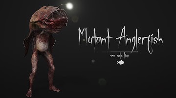 Mutant Anglerfish | Sea Creatures Collection | Unreal Engine 4/5 (FAB) and Unity horror character