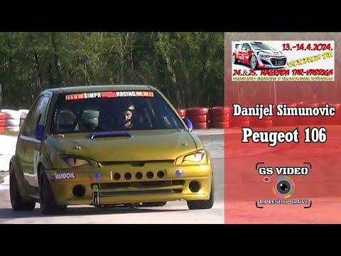 24° Nagrada Tar-Vabriga 2024 | Danijel Simunovic | Peugeot 106