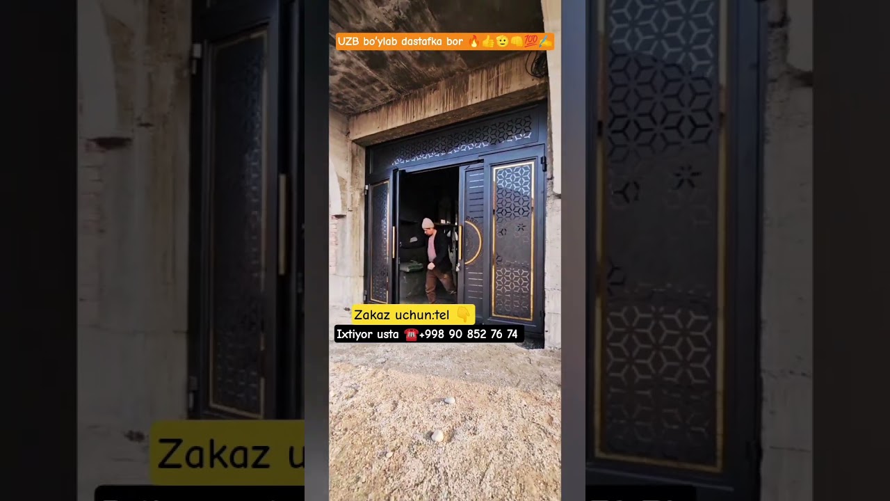 IXTIYOR USTA ☎️ 90 852 76 74 DARVOZA NAVES YIGʻILADIGAN STOL KACHALAK RISHOTKA SOʻRI XIZMATI 👍