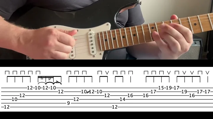 Quick lesson #12 - Joe Bonamassa / Eric Johnson style pentatonic run and open triad arpeggios in Em