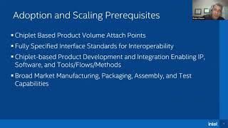 Road to Chiplets: Architecture - Rob Munoz: Chiplet Architectural Considerations for Adoption and...