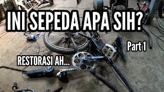 RESTORASI BMX LAWAS | OLD SCHOOL BMX | MARUBENI 20 | part 1