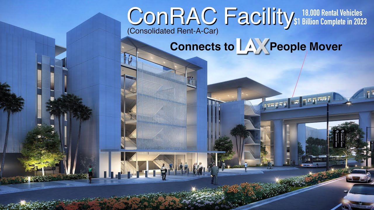 LAX Consolidated RentACar People Mover Construction Update YouTube