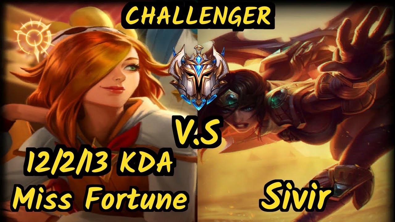 SPY.V Freeze (MISS FORTUNE) vs SIVIR - 12/2/13 KDA BOTTOM ADC CHALLENGER GAMEPLAY - EUW v9.7