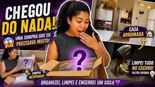 Finalmente Organizamos a Casa, Ficou linda! Chegou uma surpresa Preparada Por Deus🎁