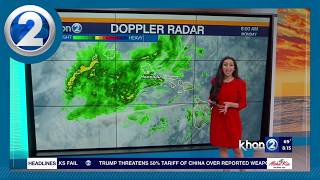 Showers Ease as Flood Threat Drops Across Hawaii