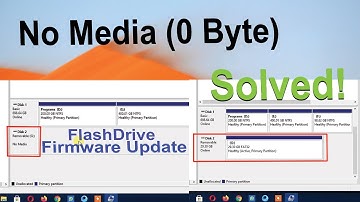 Flash/Pen drive showing no media 0 bytes | no media USB fix